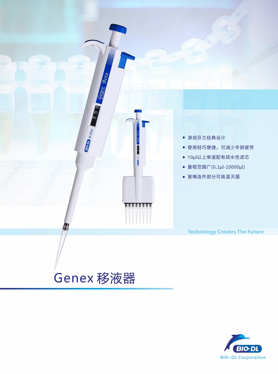 72441081，BIO-DL/寶予德，Genex系列單道手動移液器100-1000ul